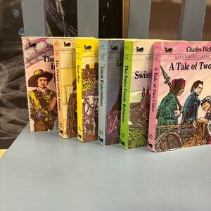 Classic Illustrated Kids Learning Books Set